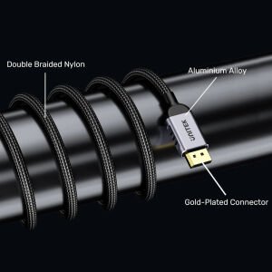 UNITEK DISPLAY PORT 2.1 %100 BAKIR 3MT 16K&60Hz (C1626GY01-3M)