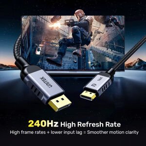 UNITEK DISPLAY PORT 2.1 %100 BAKIR 3MT 16K&60Hz (C1626GY01-3M)
