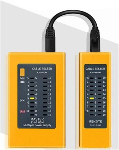 Sline HT203 HDMI Kablo Test Cihazı +RJ45 Test Cihazı