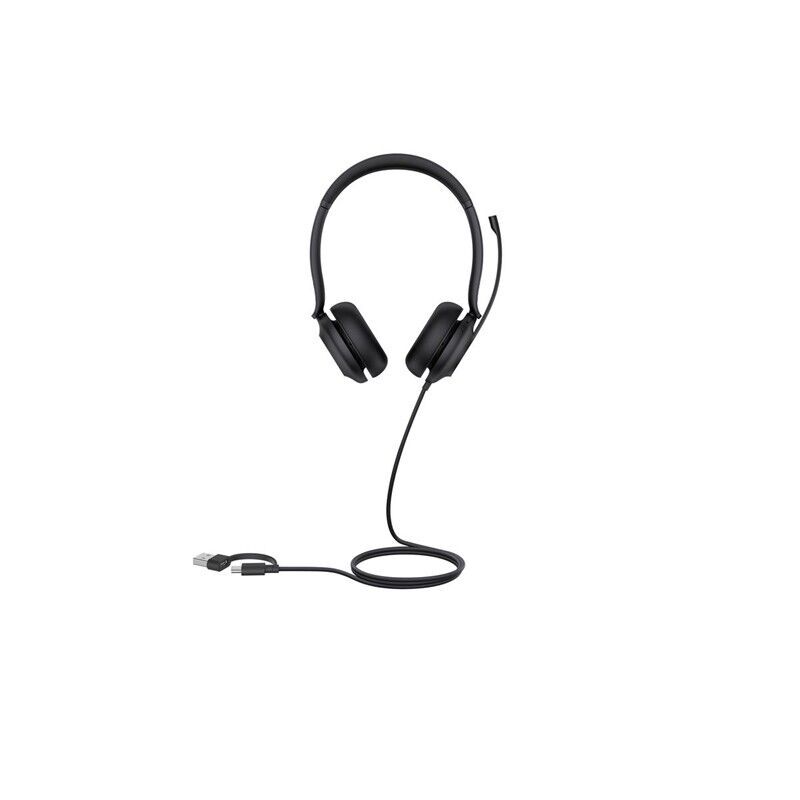 YEALINK UH35 DUAL UC USB-C/A TEAMS UYUMLU ÇİFT TARAFLI TAÇLI KULAKLIK