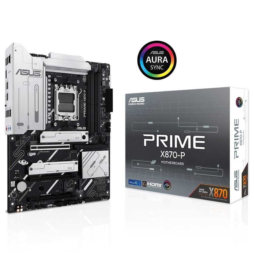 Asus Prime X870-P 8000MHz(OC) DDR5 Soket AM5 M.2 HDMI ATX Anakart