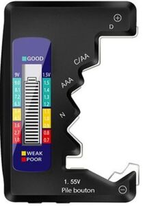 Sline M-005 Pil Test Cihazı 9V, 1.5V, AA, AAA, N Tipi Pil Testi