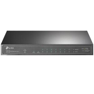 TP-LINK TL-SG1210P 8 PORT GIGABIT + 1X GIGABIT RJ45/SFP UPLINK 63W POE METAL KASA SWITCH