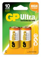 GP G-Tech LR14 Orta Boy Ultra Alkalin Pil 2'li Paket GP14AU-U2 C Boy