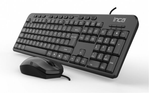 Inca Imk-375t Wired Multimedia Q Klavye&Mouse Set 1000Dpı (Kablo Uzunluğu 1,45mt)