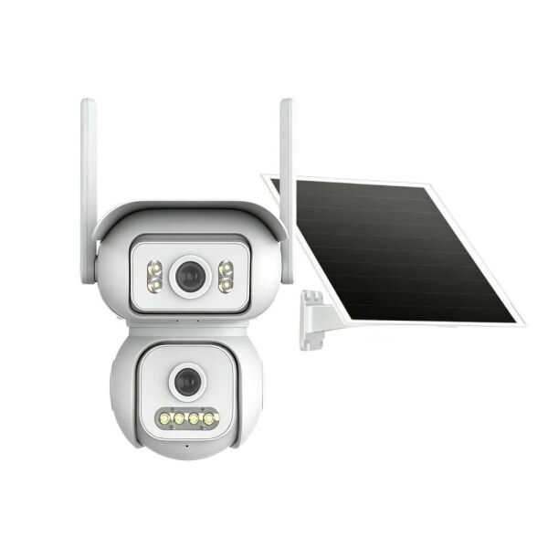 Joysee S2 6Mp AOR 4G 2x2.8mm Solar İki Kamera 4IR+4Led PTZ