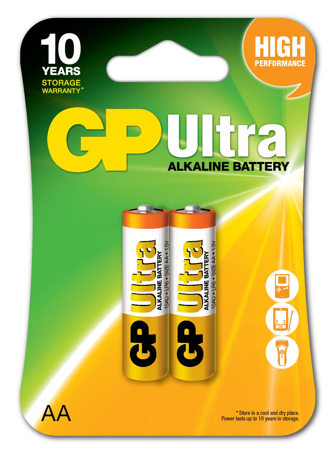 GP G-Tech LR6 AA Boy Ultra Alkalin Kalem Pil 2'li Paket GP15AU-U2