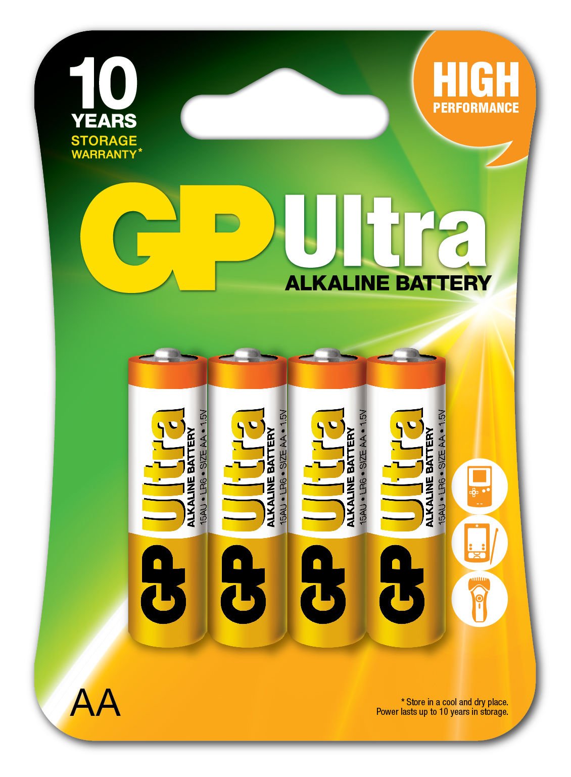 GP G-Tech LR6 AA Boy Ultra Alkalin Kalem Pil 4'lü Paket GP15AU-U4