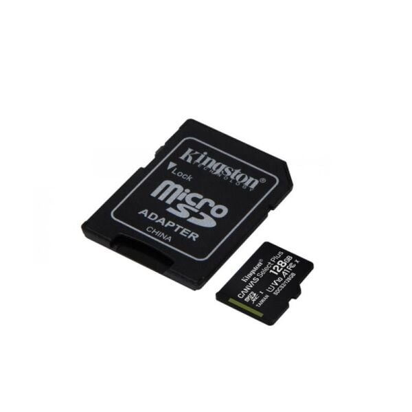 128 GB KINGSTON CANVAS SELECT PLUS MICRO SD CARD CL10 SDCS2/128GB