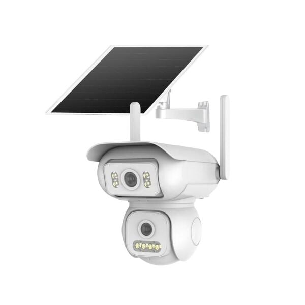 Joysee SW2 6Mp 2x2.8mm AOV Solar Wifi İki Kamera 4IR+4Led PTZ