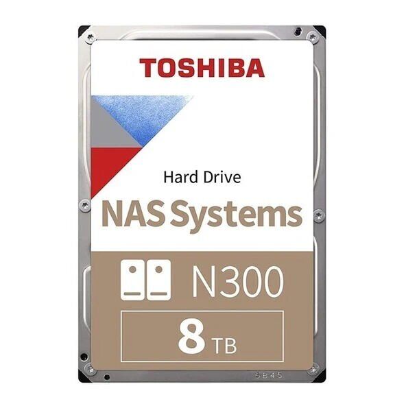 8TB TOSHIBA N300 7200RPM SATA NAS 512M MN10ADA800S