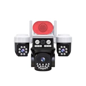 Joysee W3 9Mp 3.6mm 2x2.8mm Üç Kamera 19IR+18Led Wifi PTZ Kamera