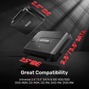 UNITEK USB3.0 TO IDE + SATA II DÖNÜŞTÜRÜCÜ  (Y-3324-EU)