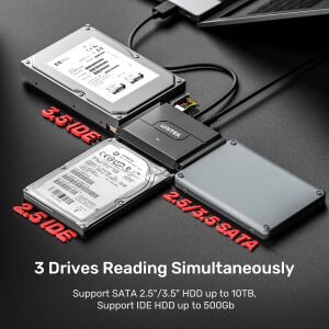 UNITEK USB3.0 TO IDE + SATA II DÖNÜŞTÜRÜCÜ  (Y-3324-EU)