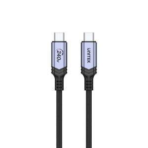 UNITEK TYPE-C HIZLI ŞARJ KABLOSU 2MT 240W (C14110GY-2M)