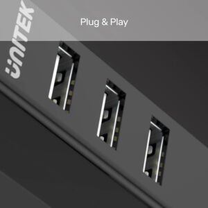 UNITEK TYPE-A TO 4 PORT USB2.0 HUB 80CM KABLO (Y-2140)