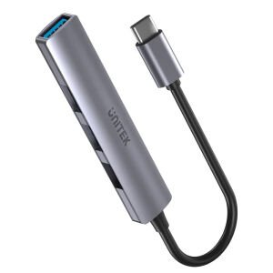 UNITEK TYPE-C TO 4 PORT USB HUB (USB3.0 + 3xUSB2.0) (H1208B)