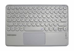 Onezero No:102 Beyaz Bluetooth Touch PAD li Klavye Slim