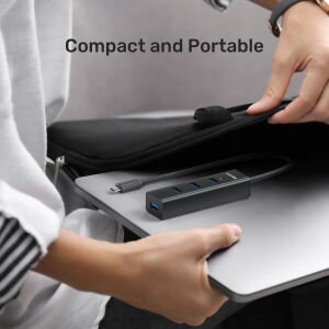 UNITEK TYPE-C TO 4 PORT USB 3.0 + TYPE-C (Y-3089Z01)