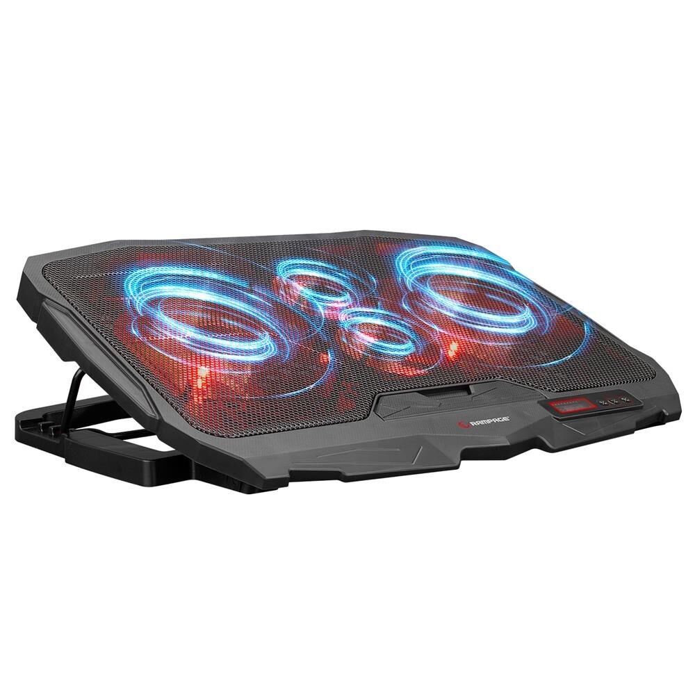 Addison Rampage AD-RC4 COLDBREEZE Kırmızı Ledli Işıklı Fan 15''-17'' Notebook Soğutucu Stand
