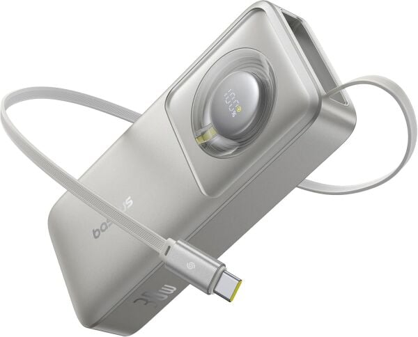 BASEUS FREE2PULL 30W 10.000MAH POWERBANK - GREY