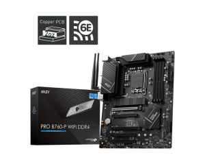 MSI PRO B760-P WIFI DDR4 5333MHZ(OC) DDR4 HDMI DP M.2 1700p
