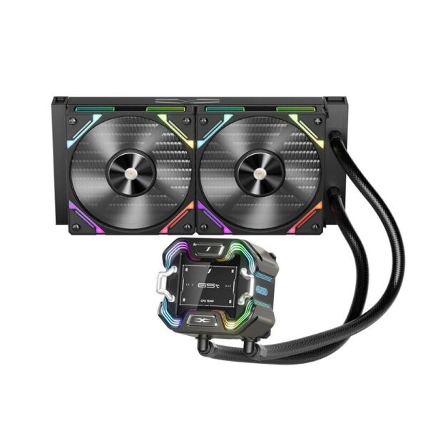 1ST PLAYER X STARSHIP 240MM SİYAH ARGB IPS 2.4'' DİJİTAL EKRANLI AM5,AM4 / LGA1851, LG 1700 PREMIUM İŞLEMCİ SIVI SOĞUTUCU