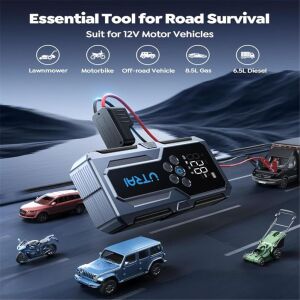 UTRAI Jstar JS9 15000mAh 4 in 1 Jump Starter+Lastik Şişirme Pompalı Taşınabilir Akü Takviye Kiti